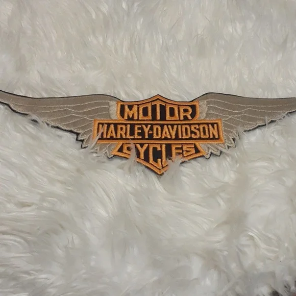 Vtg Harley-Davidson Iconic Wing Logo Patch - Picture 2 of 9